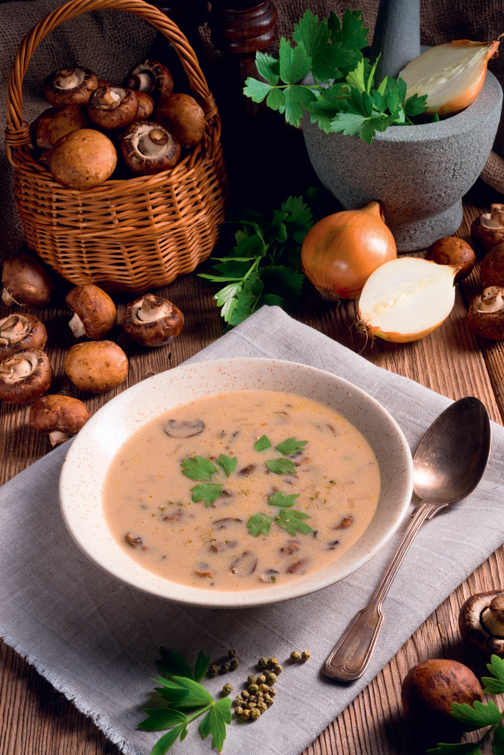 Recette soupe champignon online blender chauffant