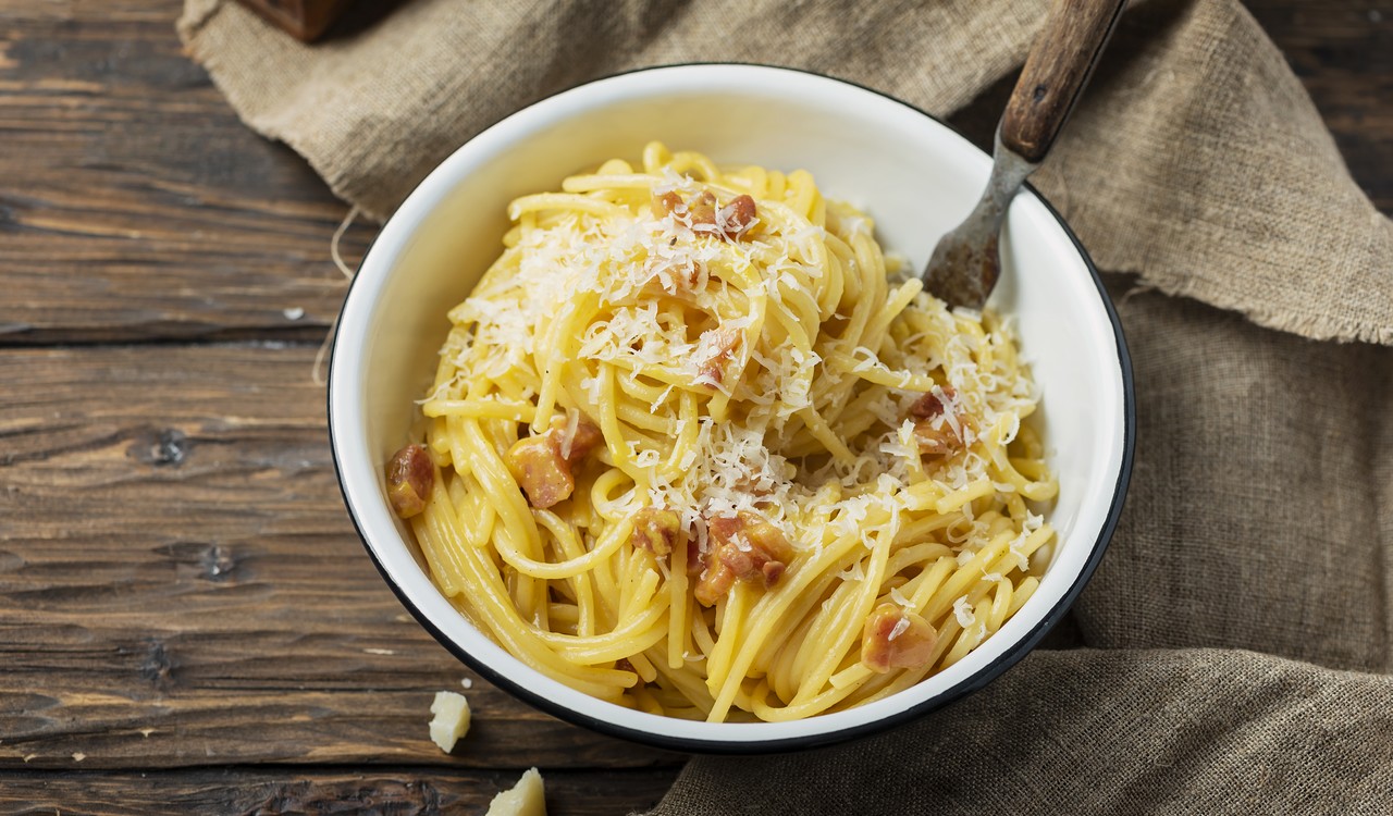 Spaghettis carbonara à l'italienne - commeunchef.boulanger.com